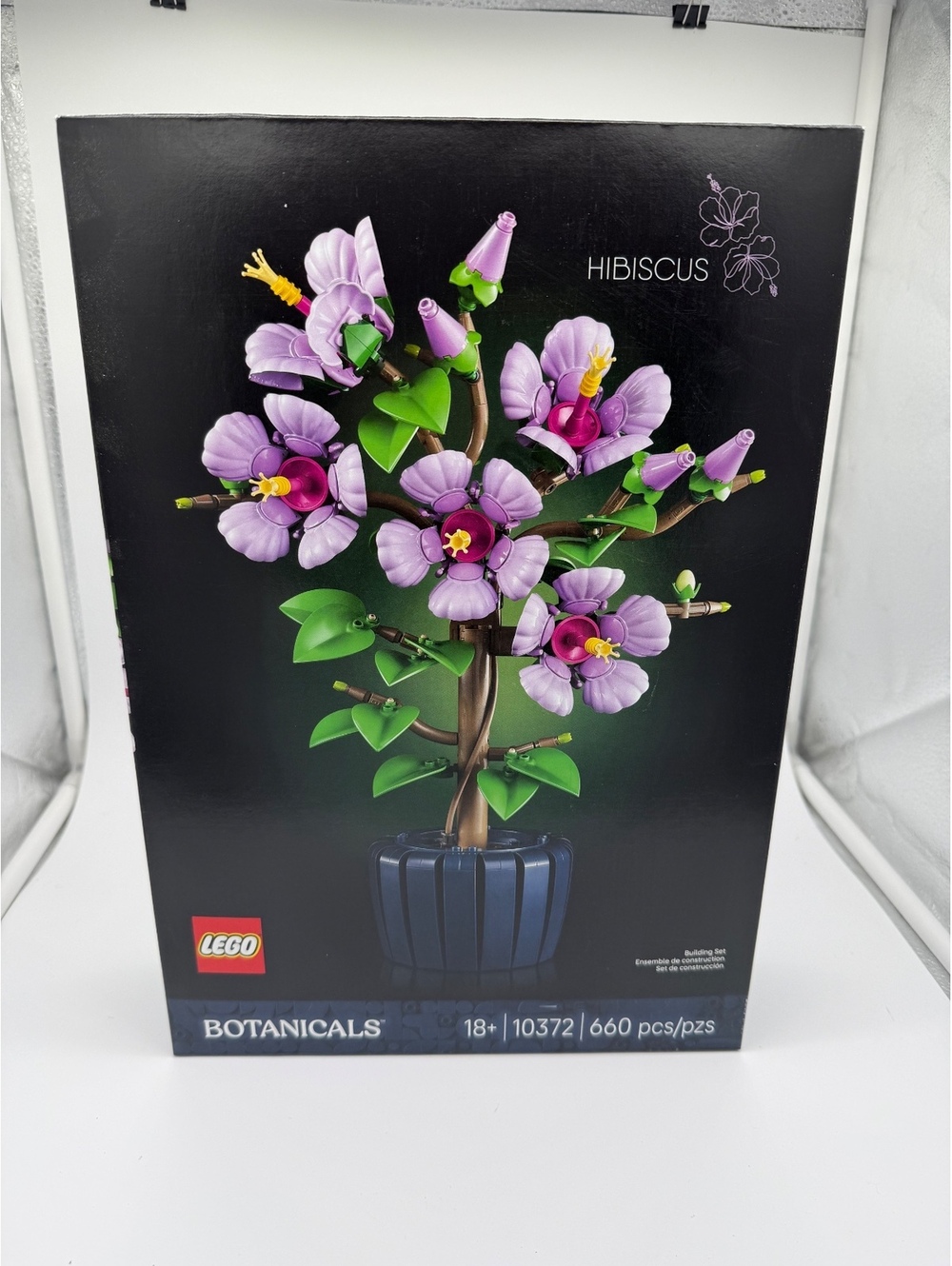 LEGO Botanicals Hibiscus 10372 Flower Building Set for Adults 660 pcs NEW